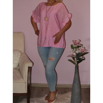 Fodros ujjú,láncos,lenge felső!  Több szín!  XL-XXL