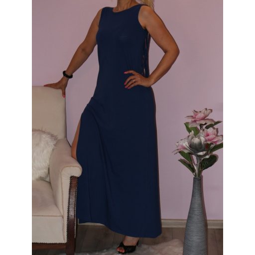 Rojtos hátú,oldala felsliccelt maxi ruha!  Több szín!  S-XL