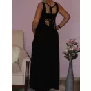 Rojtos hátú,oldala felsliccelt maxi ruha!  Több szín!  S-XL