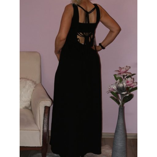 Rojtos hátú,oldala felsliccelt maxi ruha!  Több szín!  S-XL