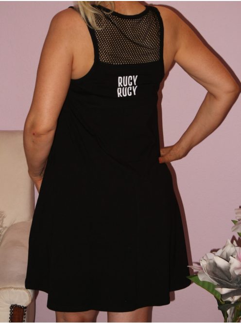 Loknis,hálós,feliratos RUCY FASHION ruha!  S-L