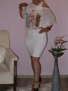 Mintás,muszlin,denevérujjas RUCY FASHION tunika! Több minta! M -XXL