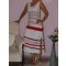 Csíkos,oldala felsliccelt,A vonalú RUCY FASHION maxi ruha!  L