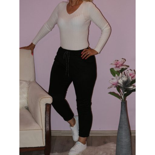 Velúr,gyűrt anyagú,zsebes,derékban gumis nadrág! Több szín! L-XXL