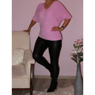   Pihe-puha anyagú szőrmés,denevérujjas felső!  Több szín! M-XXL