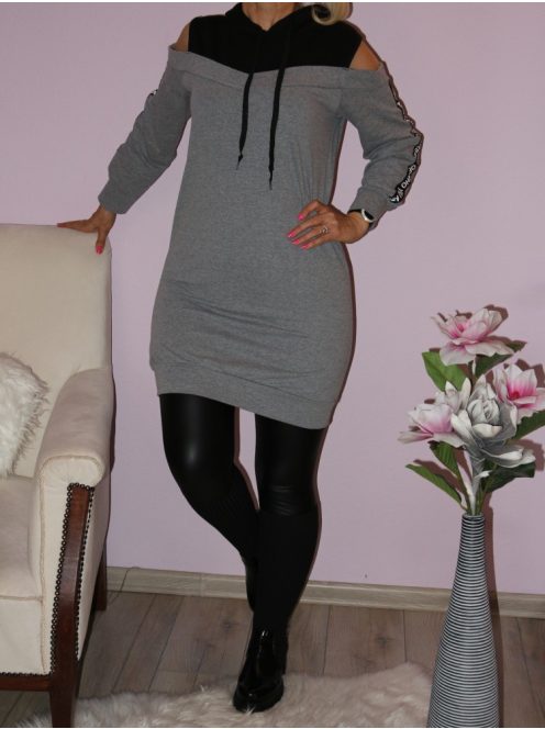 Nyitott vállú ,kapucnis tunika!  Több szín!  S-XL