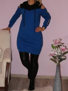 Nyitott vállú ,kapucnis tunika!  Több szín!  S-XL