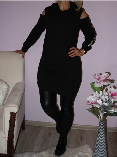 Nyitott vállú ,kapucnis tunika!  Több szín!  S-XL