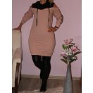 Nyitott vállú ,kapucnis tunika!  Több szín!  S-XL