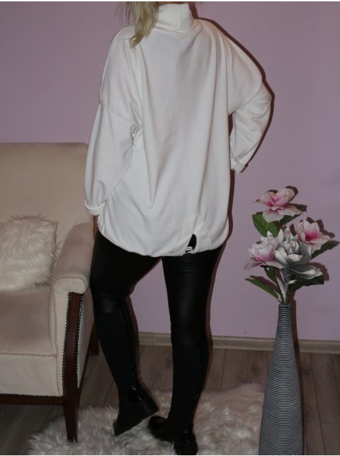 Feliratos,hátulja hosszabb,kötős aljú,plüss felső!  Több szín!  XL-XXL