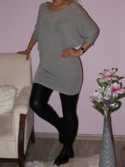 Csillogós,háta pántos,denevérujjas tunika!  Több szín! L-XXL