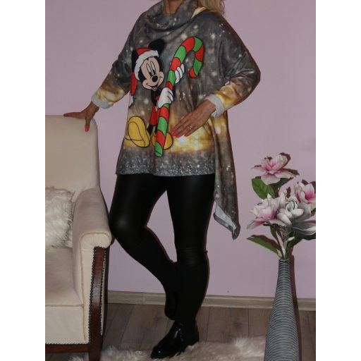 Egérkés,puhaanyagú,A vonalú felső!  Több szín,minta! L-3XL