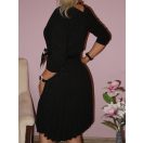 Pliszírozott aljú,csillogos ruha!  S-M