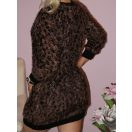 Leopárdos,szőrmés tunika!  M