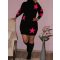 Csillagos,garbós tunika/ruha! Több szín! M-XL