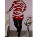 Mintás,kötött felső!  Több szín! XL-XXL