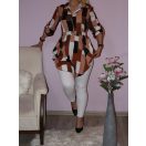 Mintás,loknis aljú,öves ingtunika!  Több szín,minta!  S-M