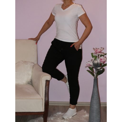 Gumis derekú,kötős,zsebes nadrág!  Több szín !  L-XXL