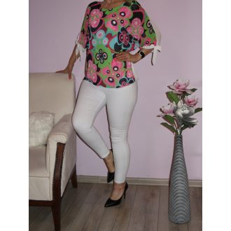   Márvány mintás,ujja kötős muszlin,denevérujjas felső! Több szín !   L-XXL