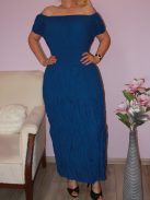 Romantikus,vállra húzható ,gumírozott maxi ruha!  Több szín ! S-XL