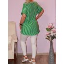 Csíkos,láncos,V kivágású hátulja hosszabb felső !  Több szín !  XXL-3XL