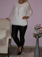 Pliszírozott ,láncos ,muszlin felső ! Több szín !  XL-XXL