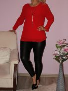 Pliszírozott ,láncos ,muszlin felső ! Több szín !  XL-XXL