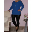 Pliszírozott ,láncos ,muszlin felső ! Több szín !  XL-XXL