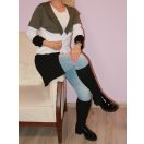 Trikolor,kapucnis kardigán! Több szín! S-L