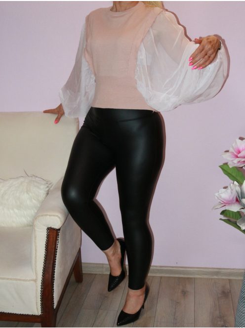 Muszlin bő ujjú,kötött felső!  Több szín !  S-XL