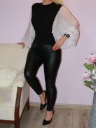 Muszlin bő ujjú,kötött felső!  Több szín !  S-XL