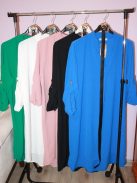 V kivágású,hátulja hosszabb,öves  ingtunika! Több szín ! XL-XXL