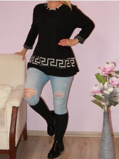   Görögmintás,puhaanyagú,A vonalú felső!  Több szín !  L-XXL