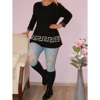   Görögmintás,puhaanyagú,A vonalú felső!  Több szín !  L-XXL