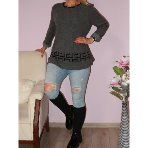 Görögmintás,puhaanyagú,A vonalú felső!  Több szín !  L-XXL