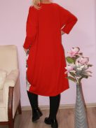 Lepkés,csajos,hagymafazonú,zsebes ruha!  3XL-4XL