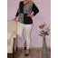 Zebra mintás,gumis aljú RUCY FASHION felső! M-XXL