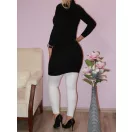 Nyitot vállú,likrás kötött tunika!  Több szín !  S-XL