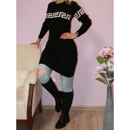 Görögmintás,kötött ruha!  Több szín !  S-XL