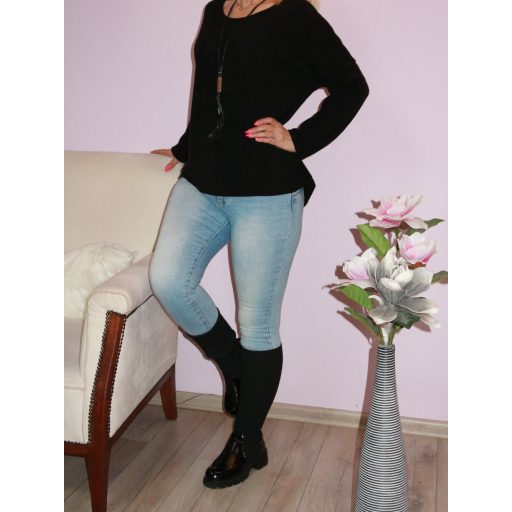 Denevérujjas,láncos hátulja hosszabb,puhaanyagú felső ! Több szín !  L-XXL