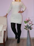 Gyöngydíszes,kötött tunika!  Több szín !  M-XL