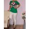 Virágos,mellnél kivágott,gumis aljú denevérujjas RUCY FASHION felső! S-XL