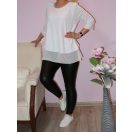 Háta kivágott,muszlin aljú,A vonalú felső !  Több szín !  XL-XXL