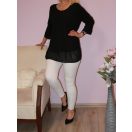 Háta kivágott,muszlin aljú,A vonalú felső !  Több szín !  XL-XXL