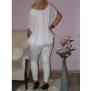 Lepkés,virágos,muszlin felső!  lila L-XXL 