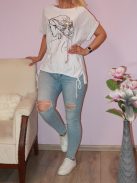 Fejes,eleje kötős felső !  Több szín !  M-XL
