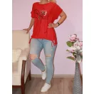 Fejes,eleje kötős felső !  Több szín !  M-XL