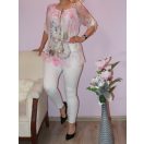 Mintás,gumis nyakú,muszlin felső!  Több szín !  L-XXL