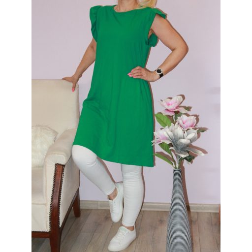 Fodros vállú,A vonalú tunika/ruha! Több szín! M-XL