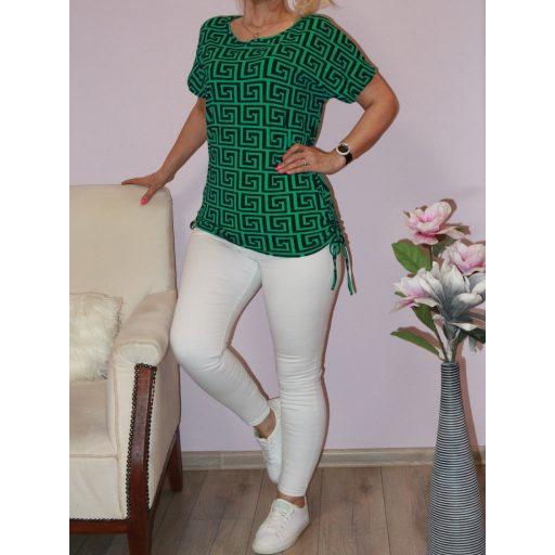 Görögmintás,denevérujjas,oldala húzott felső!  Több szín !  M-XL
